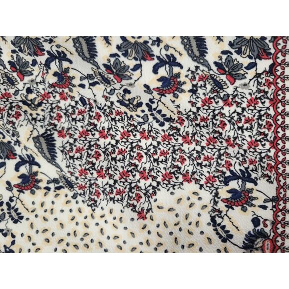 Flying Tomato Red Navy Ivory Beige Summer Dress Size Small - Picture 3 of 6